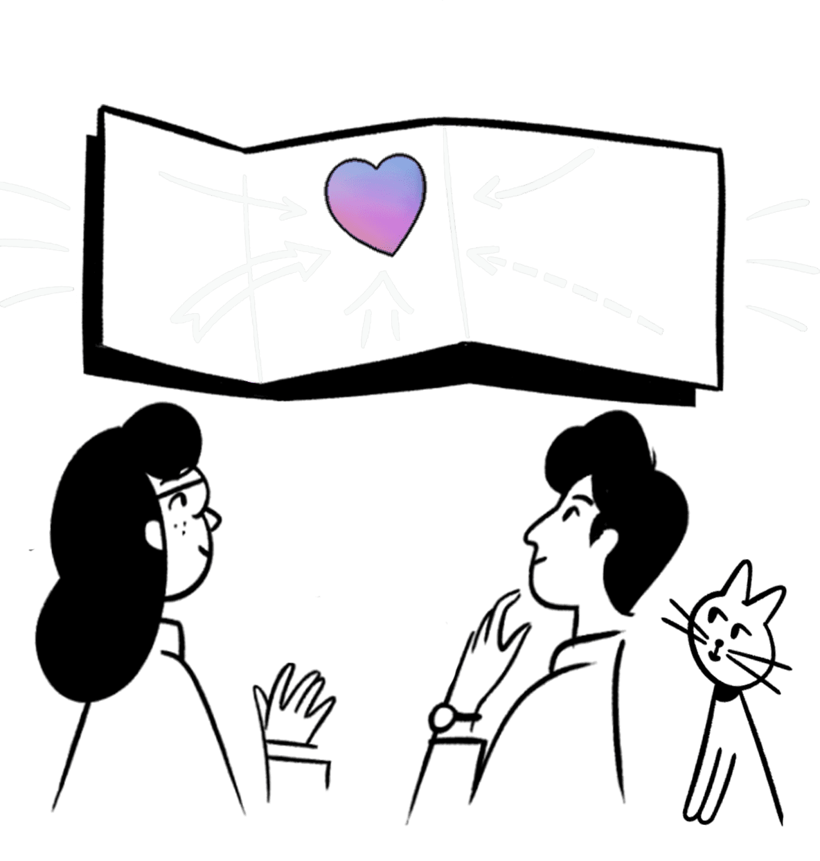 Illustration de l'application Luden avec un assistant virtuel